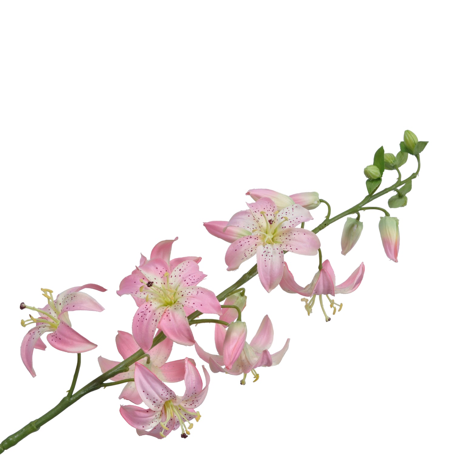 Silk-ka Kunstbloem-Zijden Bloem-Lelie Tak Zijde Roze 91 cm