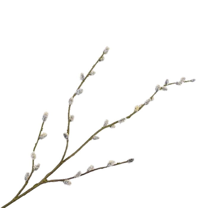 Silk-ka Kunstbloem-Zijden Bloem-Wilgentak Zijde Crème 106 cm