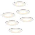 HOFTRONIC 6x Venezia - LED Inbouwspots Badkamer IP65 Wit