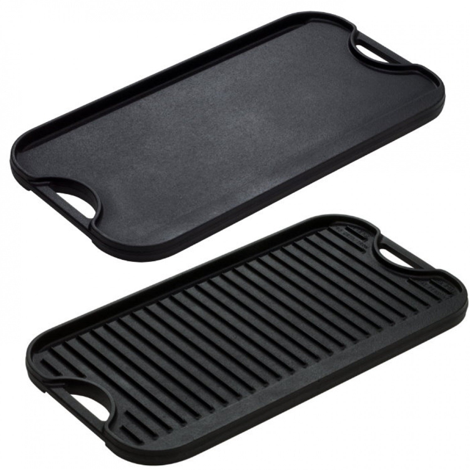 Lodge reversible bak- en grillplaat dubbelzijdig lpgi3, 51x27cm