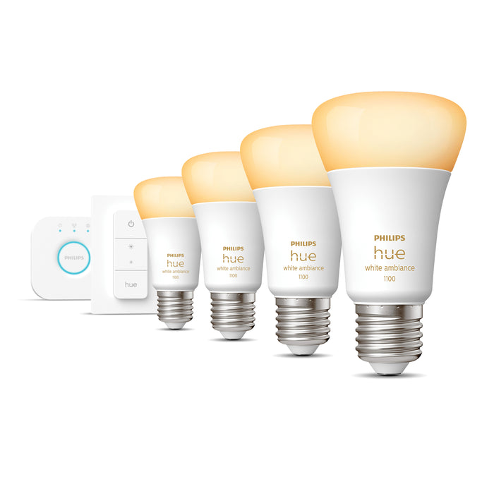 Philips Hue Starterspakket White Ambiance E27 - Bridge & Dimmer Switch