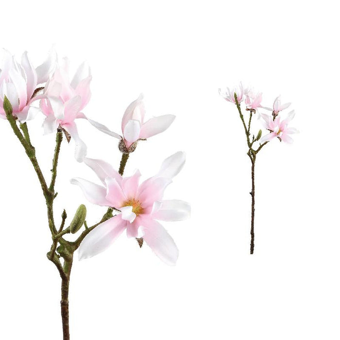 PTMD Magnolia Flower Japanse Magnolia Kunsttak - 23x23x63 cm - Roze