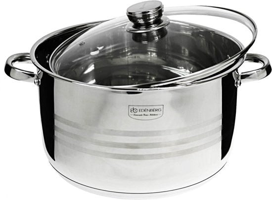 Edenberg Classic Line - Kookpan met Deksel - RVS - Ø 28 cm