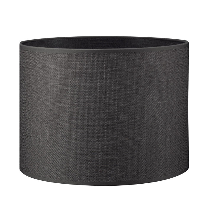 Home Sweet Home Lampenkap Canvas antraciet - B:25xD:25xH:19cm