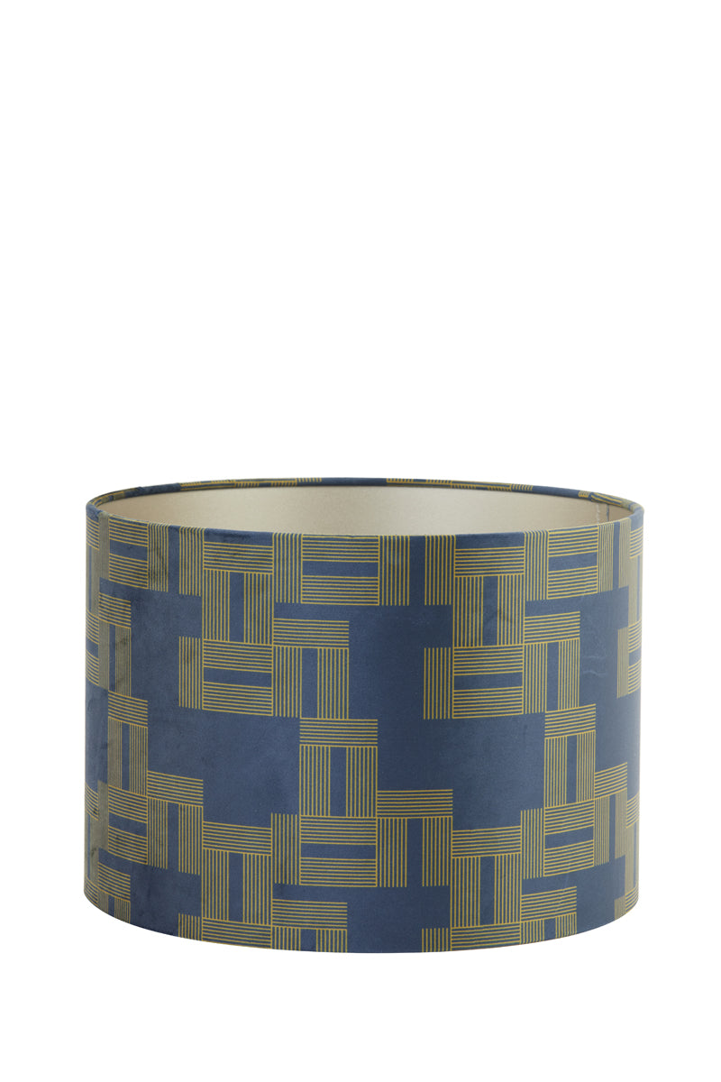 D - Light & Living - Lampenkap STAIR - 25x25x18 - Blauw