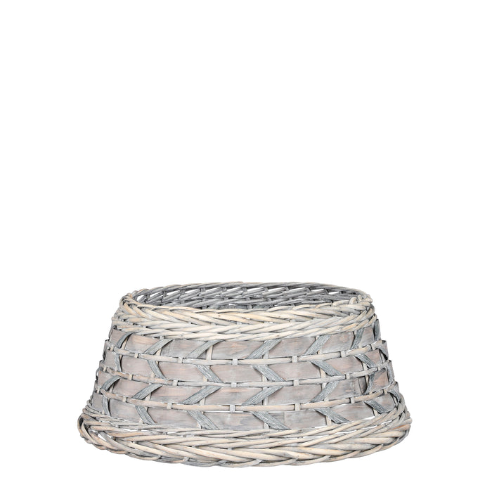 House of Seasons Lorens Kerstboommand - H21 x Ø50 cm - White Wash