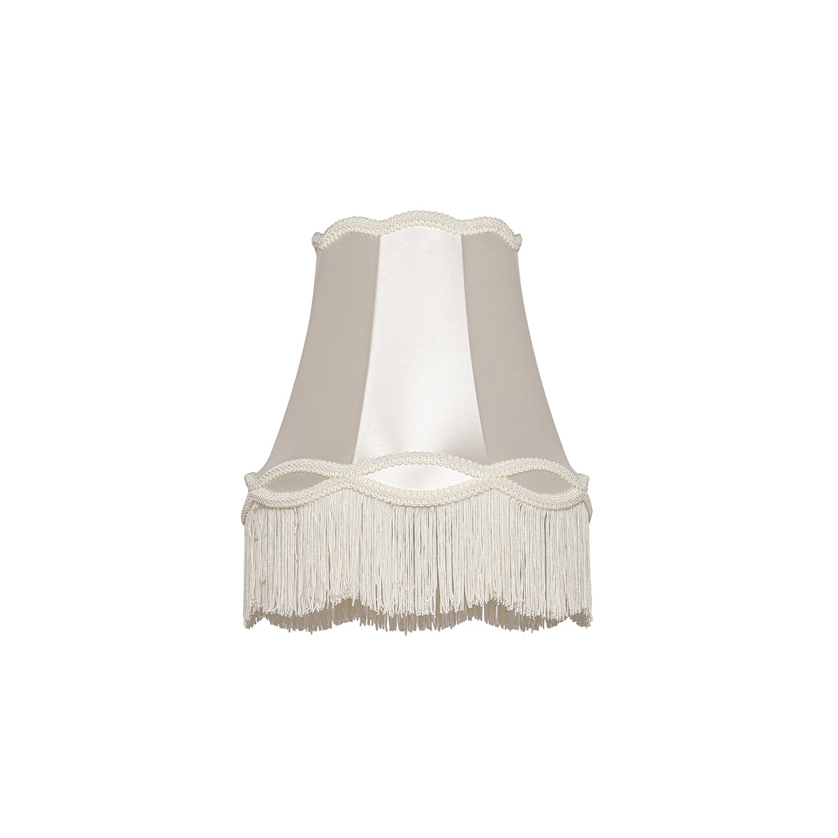 QAZQA Stoffen lampenkap crème 30 cm - Granny