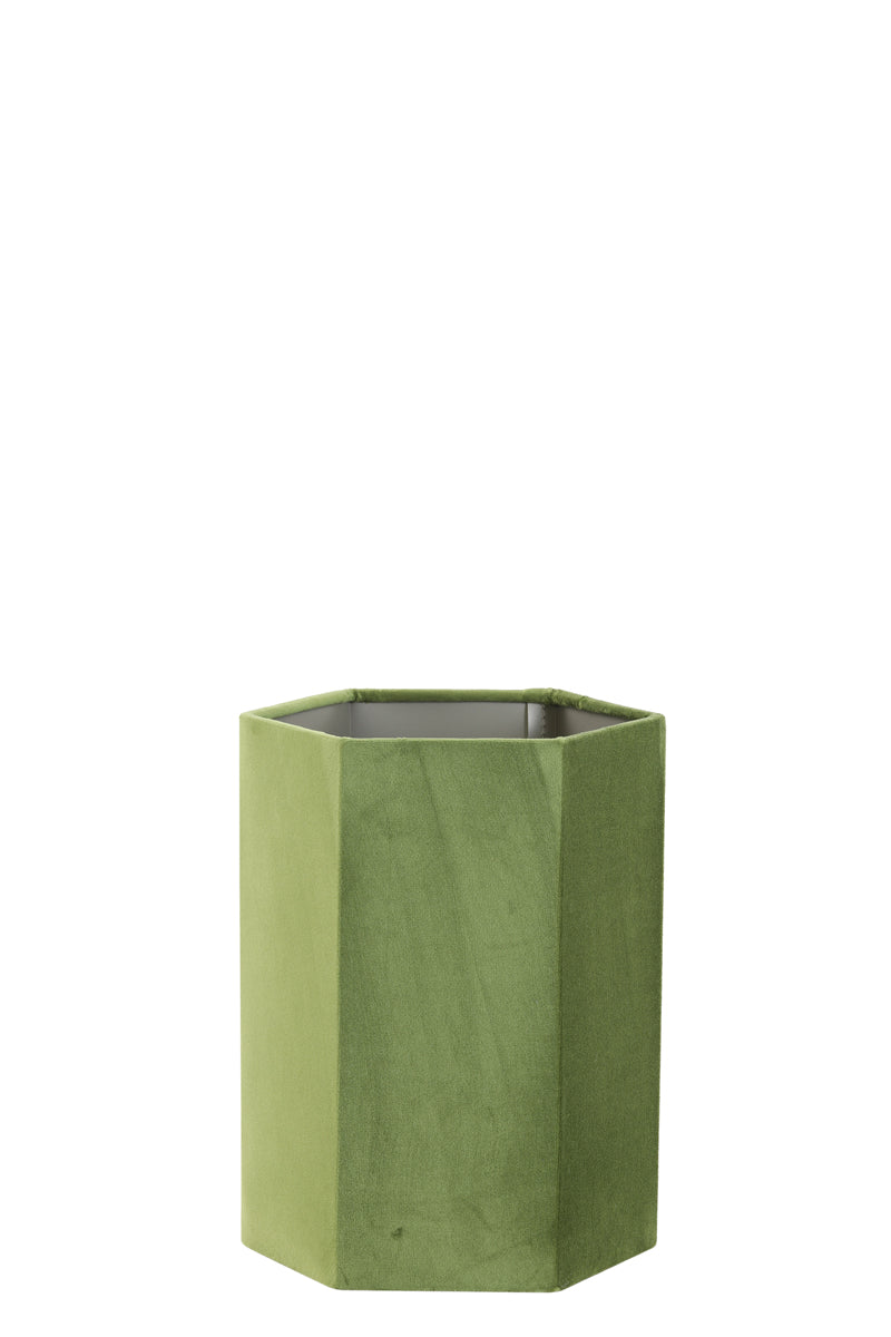 D - Light & Living - Lampenkap VELOURS - Ø20x26cm - Groen