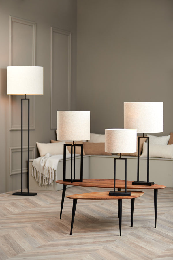 Light & Living Cilinder Lampenkap Livigno - Naturel - Ø40x30cm