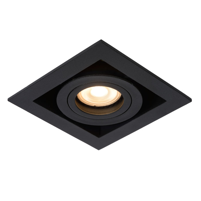 Lucide CHIMNEY - Inbouwspot - 1xGU10 - Zwart