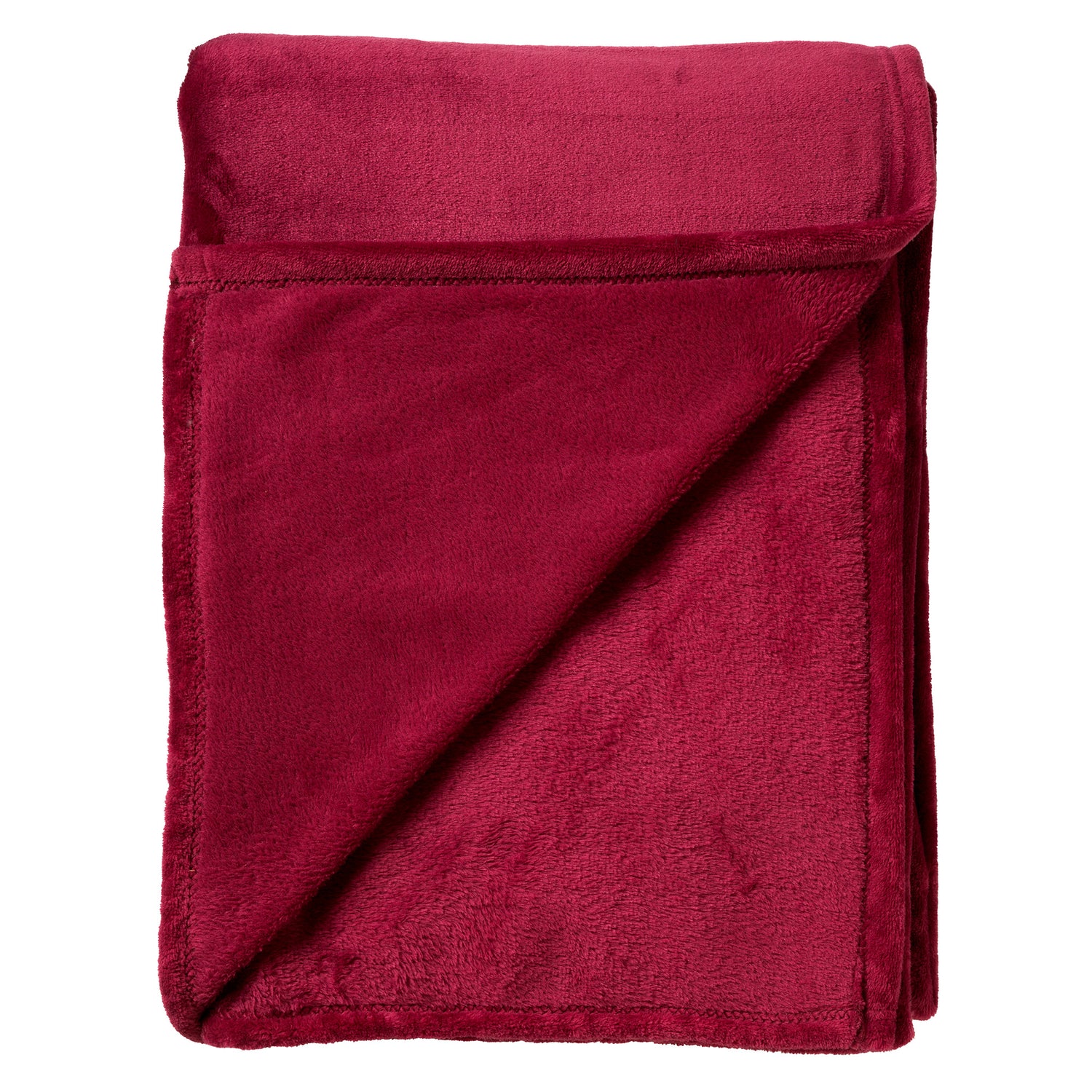 Dutch Decor plaid CHARLIE - 200x220 cm Red Plum