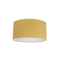 QAZQA Lampenkap cilinder stof - Geel - Modern - D 500mm