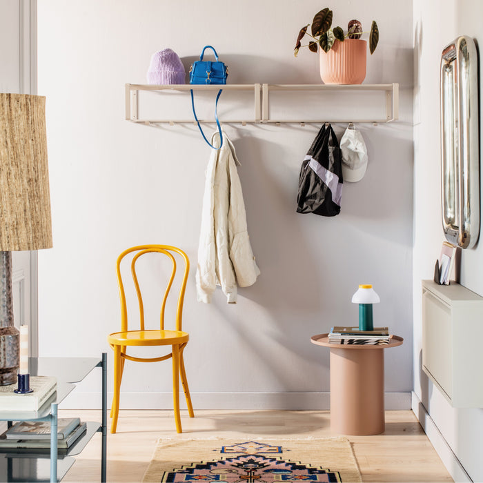 Fameg Vienna Thonet No. 18 houten bistrostoel geel