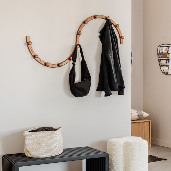 Umbra Slink Kapstok - Set van 4 - Walnoot