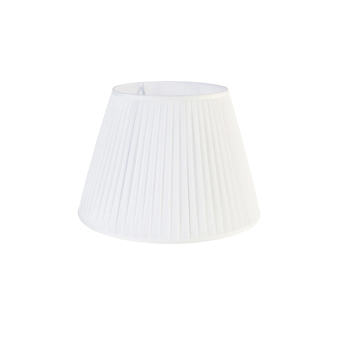 QAZQA Plisse lampenkap wit 45|30 cm