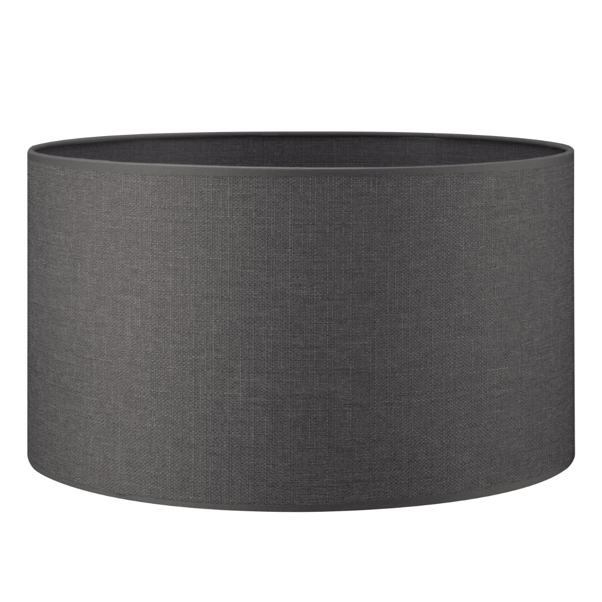 Home Sweet Home Lampenkap Canvas antraciet - B:40xD:40xH:22cm