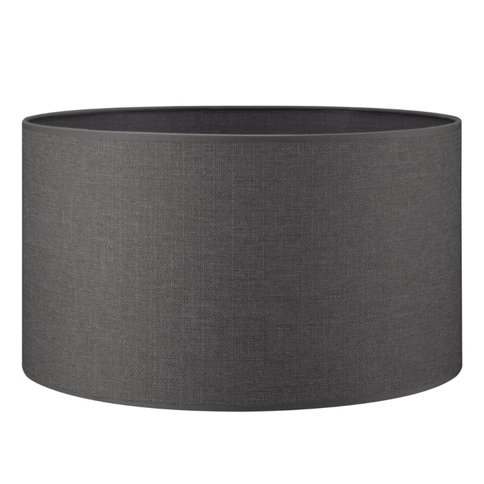 Home Sweet Home Lampenkap Canvas antraciet - B:40xD:40xH:22cm