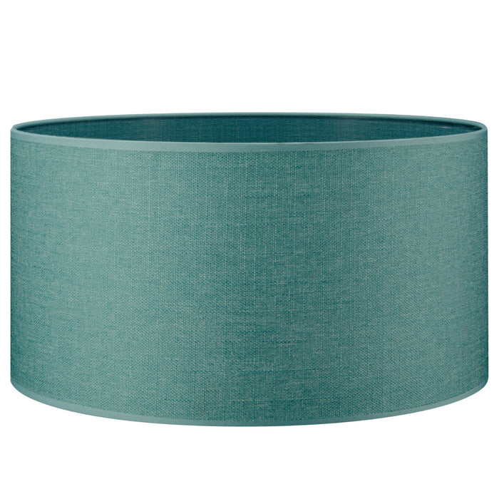 Home Sweet Home Lampenkap Canvas turkoois - B:45xD:45xH:23cm