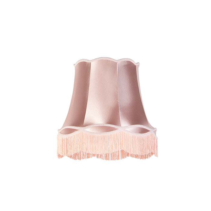 QAZQA Zijden lampenkap roze 45|30|44 - Granny