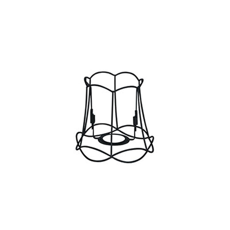 QAZQA Metalen lampenkap zwart 15|14 - Granny Frame