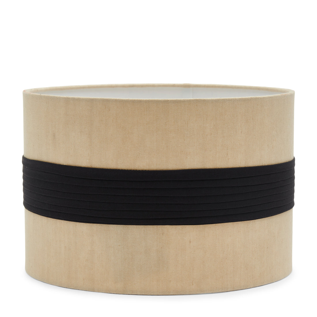 Riviera Maison Block Stripe Lamp Shade black 20x30
