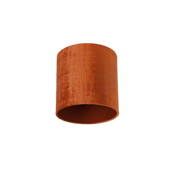 QAZQA Velours lampenkap rood 20|20|20