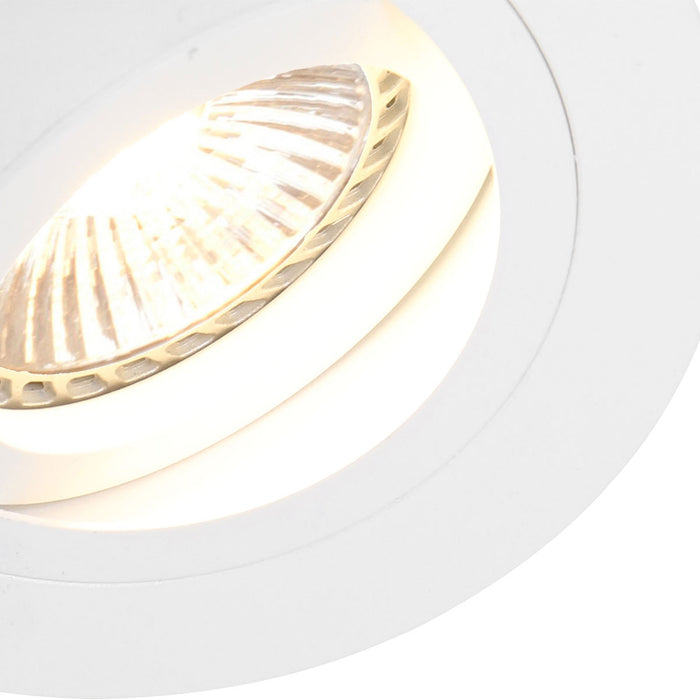 Steinhauer - spot - Pelite spot - wit - metaal - Ø 10cm - GU10 - 7304W