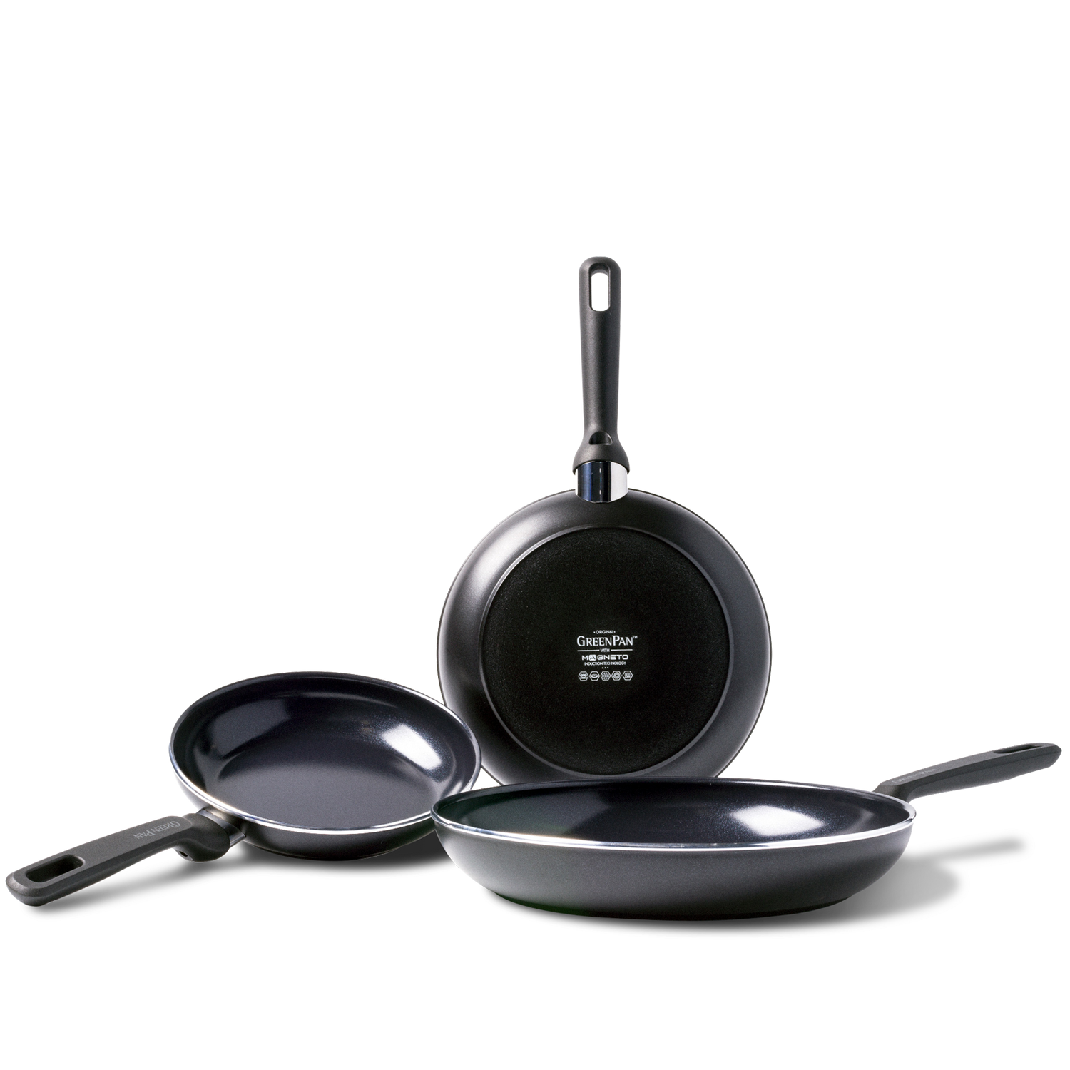 GreenPan Memphis Keramische Koekenpannenset - 3 delig - Inductie