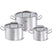 Fissler original profi collection pannenset, 3-delig met glasdeksel