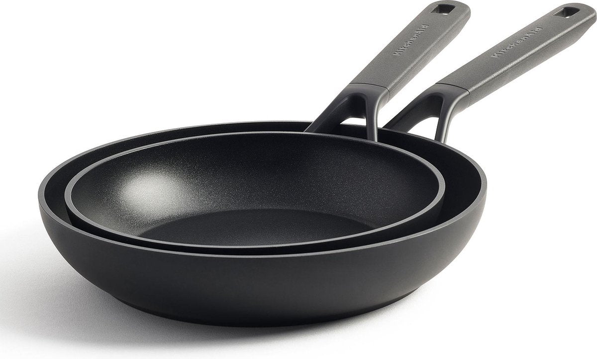 KitchenAid Classic Forged Aluminium 2-Delige Set Braadpan 24cm - 28cm