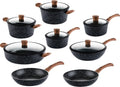 Westinghouse Pannenset – 13-delige complete Zwart Marmer Wood Set