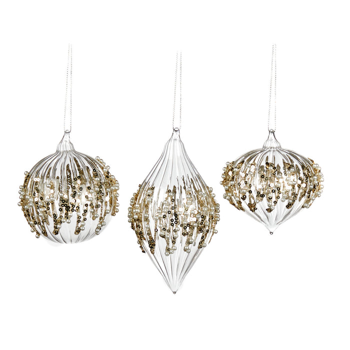 Goodwill Kerstbal Glas Goud D 8 cm