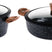 Westinghouse Pannenset - Marmer Wood Braadpan 28cm + Hapjespan 28cm