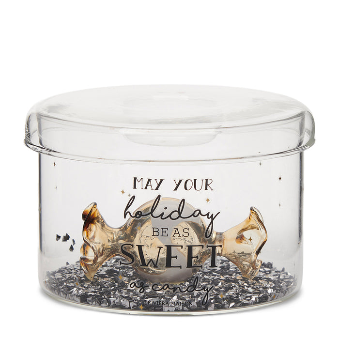 Riviera Maison Waxinelichthouder Sweet Holidays Transparant
