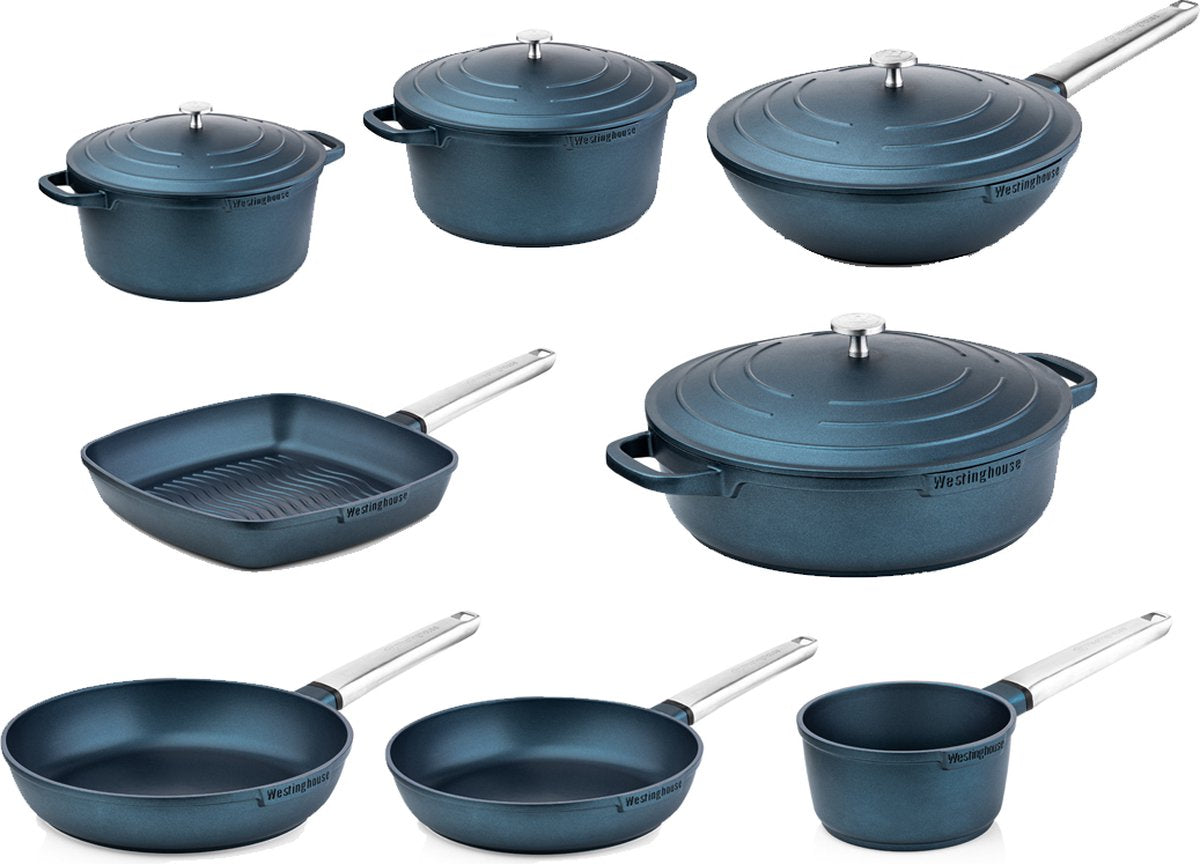 Westinghouse Pannenset – 13-delige complete Performance set – Blauw