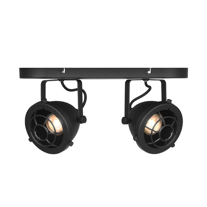 LABEL51 - Led Spot Altena 2-Lichts - Zwart Metaal l Incl. LED