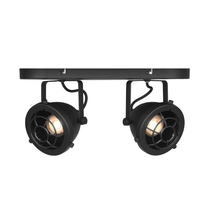 LABEL51 - Led Spot Altena 2-Lichts - Zwart Metaal l Incl. LED