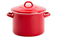 Lite-Body Soeppan|Stamppotpan -  24cm|8l - Emaille - Rood - Inductie