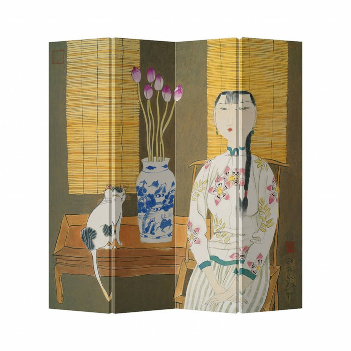 Fine Asianliving Kamerscherm Scheidingswand Canvas
