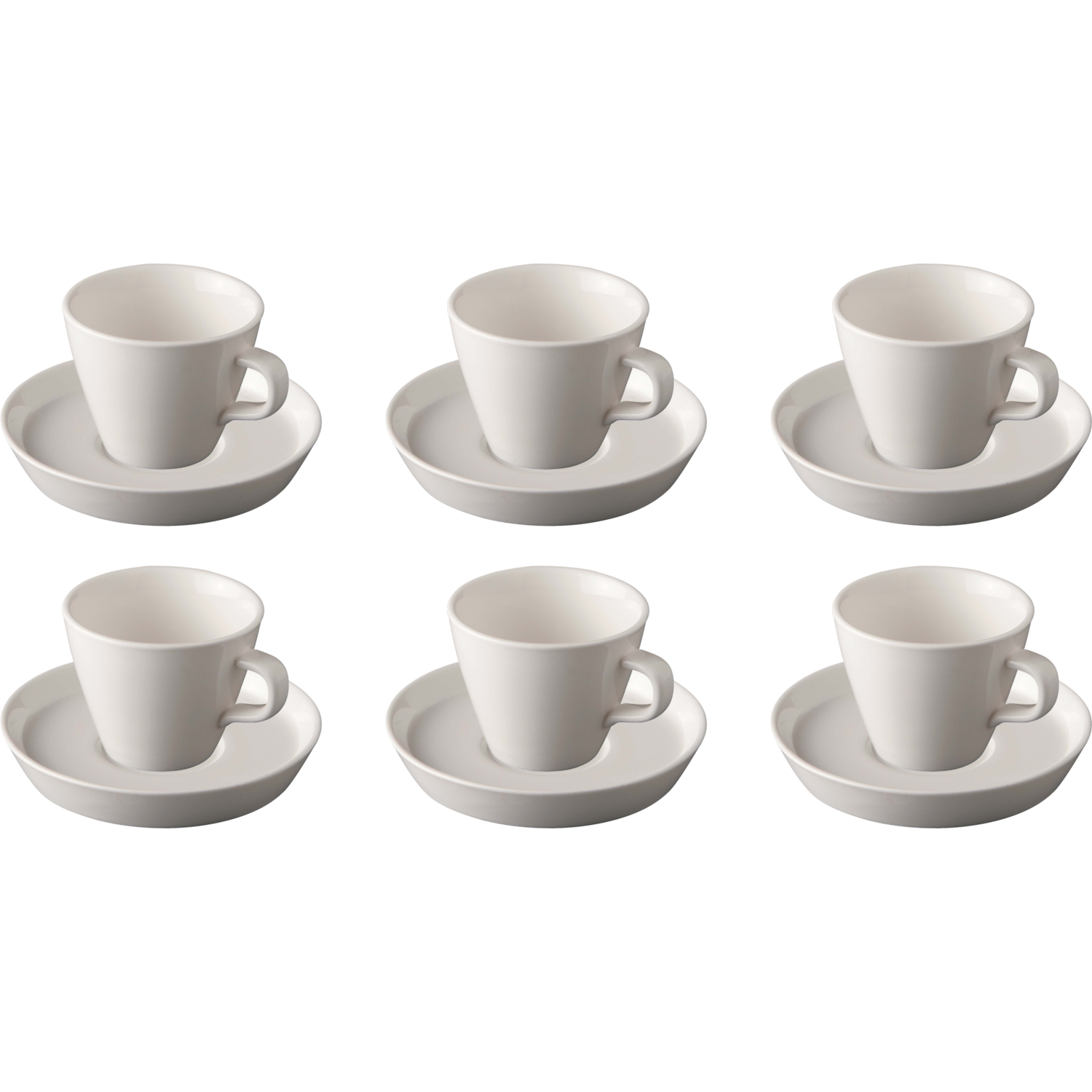 Palmer Cappuccinokop en schotel Da Vinci 20 cl Porselein 6 stuk(s)