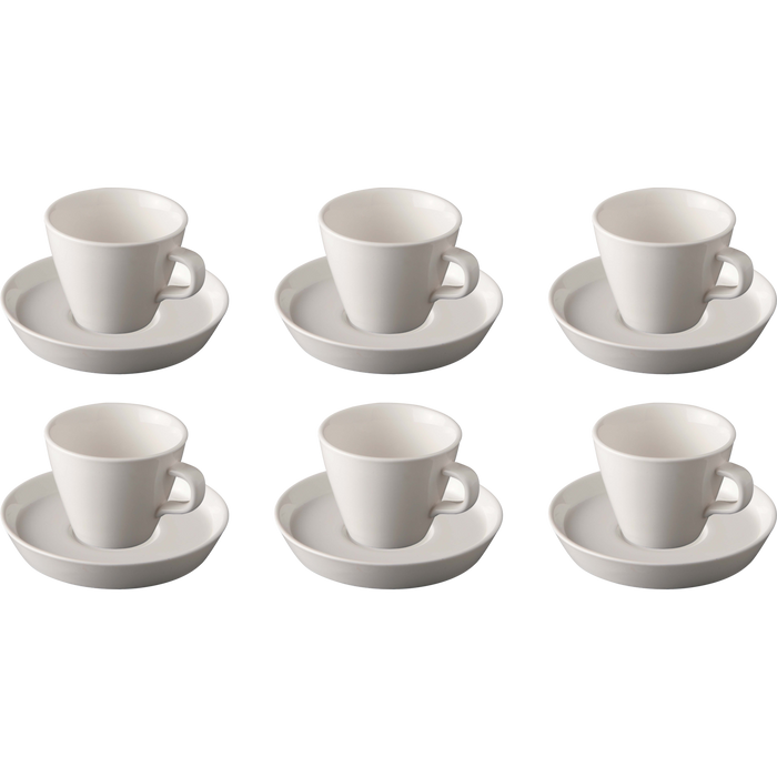 Palmer Cappuccinokop en schotel Da Vinci 20 cl Porselein 6 stuk(s)