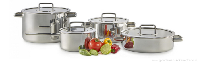 Habonne Royal Steelpan - 16 cm - met glazen deksel