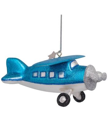 Vondels Ornament glass glider blue H5cm#