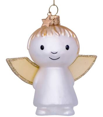 Vondels Ornament glass Nijntje|Miffy angel H11cm w|box