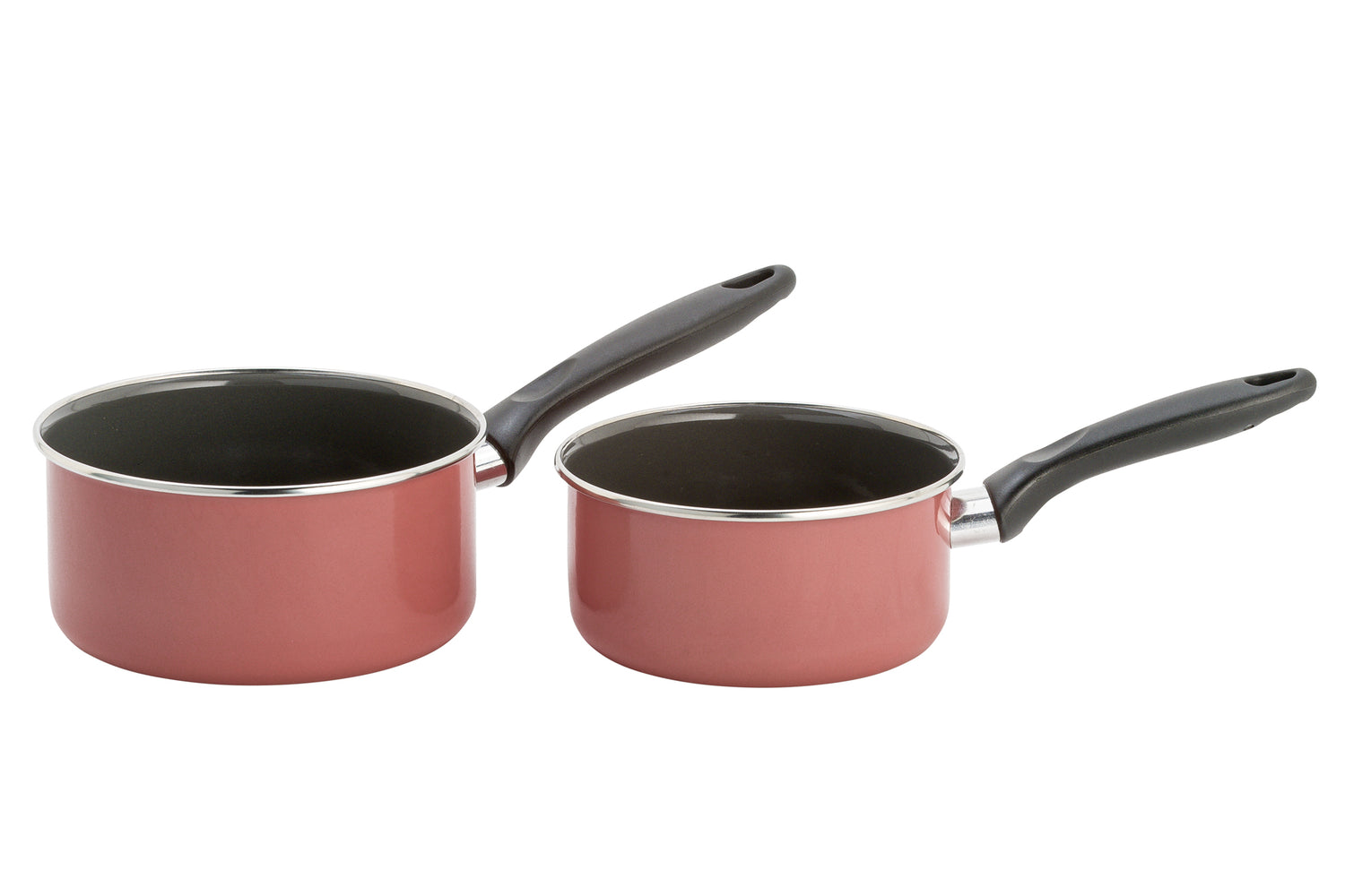 Lite-Body Magnus 2 del. steelpannenset Ø16 CM en Ø18 CM Emaille