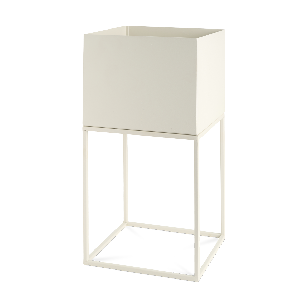 Lisomme Xam staande metalen plantenbak zand - 28 x 55 cm