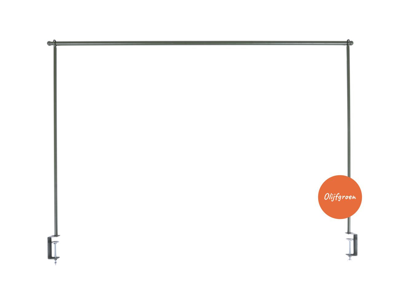 MaximaVida metalen decoratieframe Babs tot 250 cm lengte olijfgroen