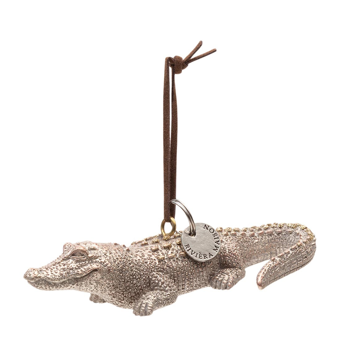 Riviera Maison Happy Crocodile Ornament -  12.5x2.0x5.0 cm