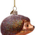Vondels Ornament glass brown hedgehog H6cm#