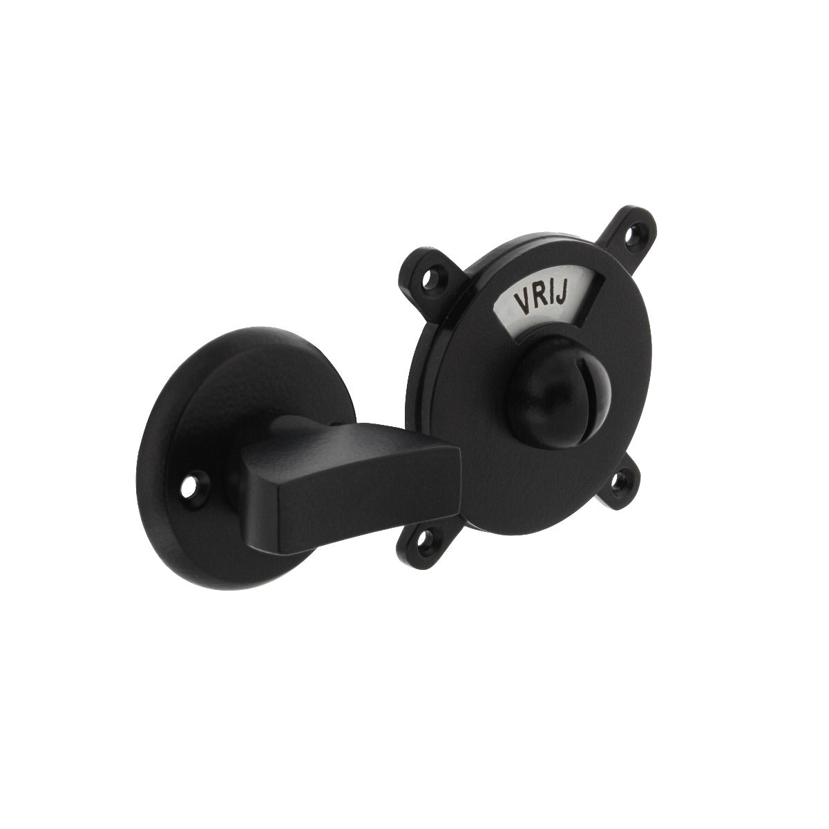 Intersteel Toilet-|badkamersluiting George vrij|bezet zwart